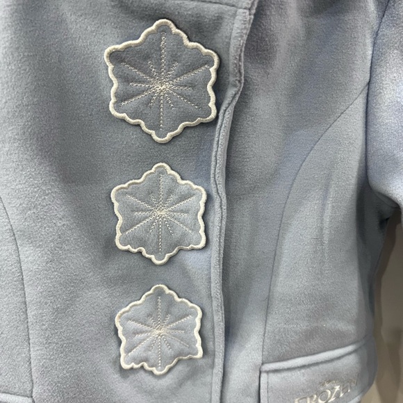 Disney Frozen Blue Kids Dress Coat - Picture 3 of 10
